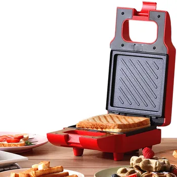 Daugiafunkcinis Elektros Pusryčiai Maker Tortas Kiaušinių Pliurpalas Sandwich Maker Mašina Duonos Skrudintuvas su Dviem Non-Stick Ovenwares