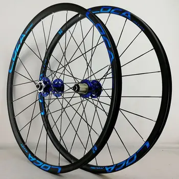 Ultralight mtb kalnų dviratis Aliuminio lydinio ratlankiai nustatyti 26/27.5 4 guolių juostai 6 nagų diskiniai stabdžiai varantys 6 letena 11/12 greitis