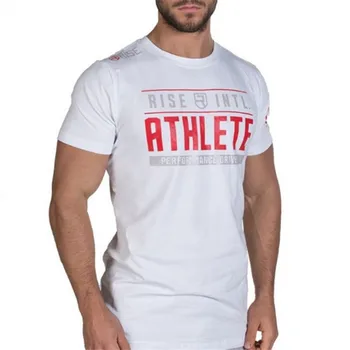 Fitneso nauji vyriški trumparankoviai marškinėliai, sporto salė marškinėliai vyriški raumenų triko Aiktelėti fitneso t-shirt