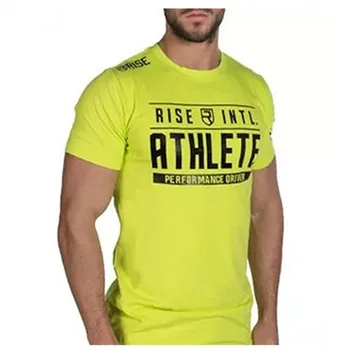 Fitneso nauji vyriški trumparankoviai marškinėliai, sporto salė marškinėliai vyriški raumenų triko Aiktelėti fitneso t-shirt