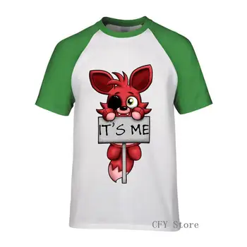 2019 Aukščiausios Kokybės vasarą medvilnės FNAF Pliušinis Lady marškinėliai vyrams trumpomis rankovėmis tee hip-hop streetwear gerbėjai hipster tee