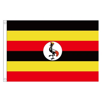 Nemokamas pristatymas xvggdg 90 x 150cm Uganda vėliavos Banner Kabinti Nacionalines vėliavas Uganda reklama