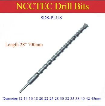 [SDS PLUS 700mm ilgio] 10 12 14 16 18 20 22 25 28 30 32 35 38 40 42mm lydinio karbido sienos core drill bits | 28