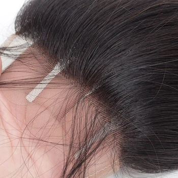 Fashow Malaizijos Kūno Banga Žmogaus Plaukų Ryšulius Su 4*4 Nėrinių Uždarymo Natūralių Žmogaus Plaukų Ryšulius Su Uždarymo Remy Plaukų Audžia