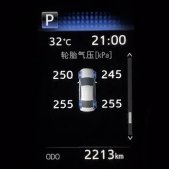 TPMS Padangų Slėgio Stebėjimo Sistema, Skaitmeninis LCD Ekranas Automatinis Apsaugos Signalizacija, Padangų Slėgio Toyota Camry 2018-2020 xv70 v 70