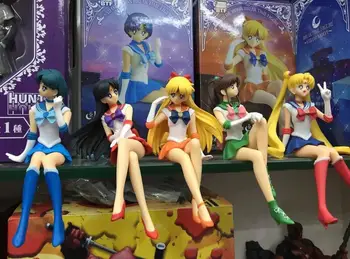 Sailor Moon PERTRAUKOS METU PAVEIKSLAS Sailor Sailor Mercury Jupite Sailor Venus Veiksmų Skaičius, Modelis Lėlės, Žaislai, Dovanos Vaikams