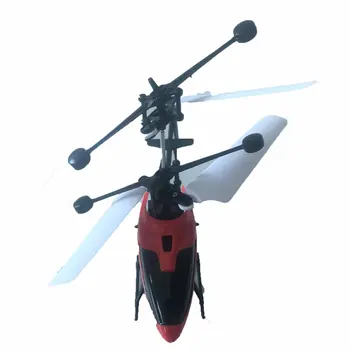 Infraraudonųjų spindulių Indukcijos Mini RC Nepilotuojamų Orlaivių, Skraidančių Žaislų su LED Blykstė Plaukti Nuotolinio Valdymo Sraigtasparnis Žaislai Vaikams Suaugusiųjų