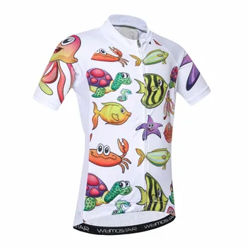 2021 Vasaros Dviračių Džersis Vaikų Ropa ciclismo Maillot berniukams trumpomis Rankovėmis Dviračių Jersey drabužių Mtb Kelių dviračių vaikai top marškinėliai
