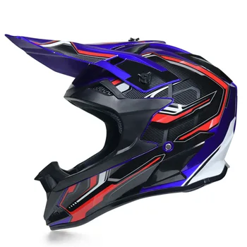 2021 m. Off-road Motokroso Motociklo šalmas Lenktynių Motociklo šalmas Dirt Bike Visą Veidą casque Moto Vairą Kasko S M L capacete