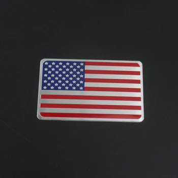 10VNT JAV Vėliava Jungtinės amerikos valstijos Plonas Aliuminio Etiketės, Emblemos 