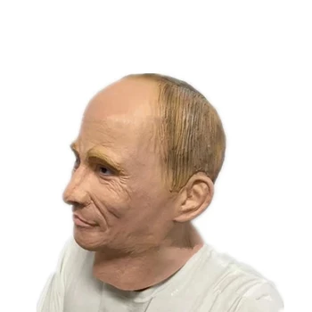 Realus Rusijos Prezidentas V. Putinas Latekso Kaukė Helovinas Juokinga Modeliavimas Kaukė Įdomi Šalis, Švenčių Dekoravimas