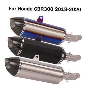 Honda CBR300 2018-2020 dujų Išmetimo Duslintuvo Uodegos Vamzdis 51mm Paslysti Ant Artimųjų Vamzdžio Prijungti Link Vamzdžio Motociklas