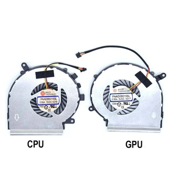 Naujas originalus CPU GPU aušinimo ventiliatorius MSI GE72 GE62 PE60 PE70 GL62 GL72 ventiliatoriaus Aušintuvas PAAD06015SL N317 N318 0.55 DC 5V N303 N302