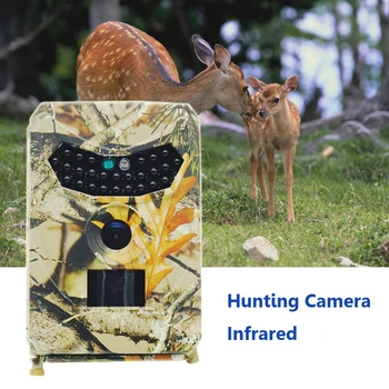 Mini Medžioklės Kamera Pr-100 HD Infraraudonųjų spindulių ryšiu 1080P Terminio Vaizdo Kamera, ABS Naktinio Matymo Laukinių gyvūnų Stebėjimo Stebėti Vandeniui