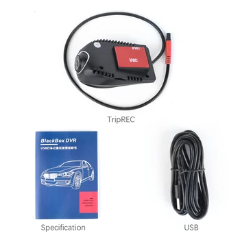 Automobilių DVR Brūkšnys Kamera Vairavimo Diktofonas 1080P USB Skaitmeninis Vaizdo Stovėjimo Diktofonas, Loop Įrašymo, Skirta 