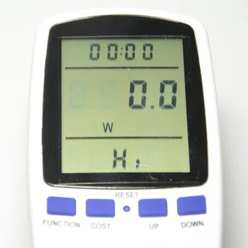 ES Plug LCD Dispaly Skaitmeninis Energijos Skaitiklių Įtampos Wattmeter Elektroninis Galios Analizatorius Testeris Stebėti
