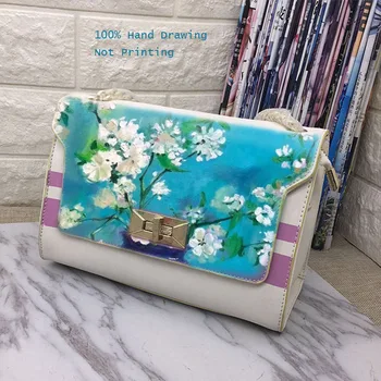MENO Vertus dažytos gėlės ROŽĖS 2020 rankinėje dizaineris maišą crossbody maišeliai ponios krepšys prabanga rankinės moterims krepšiai