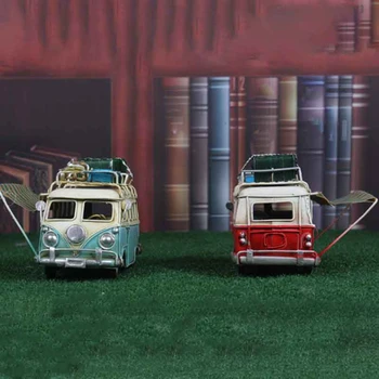 Namo Apdaila Klasikinis Metalo Autobusų Modelio Papuošalus Antikvariniai Metalo Amatų Fotografijos Rekvizitai Vaikams, Žaislai, Gimtadienio Dovanos, Mėlyna