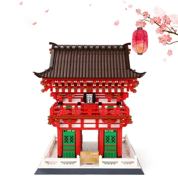 2409pcs Kiyomizu Šventykla Statybos Blokus Garsaus Japonų Architektūros Miniatiūriniai Modelis Plytų Žaislai Vaikams Dovanos 6212