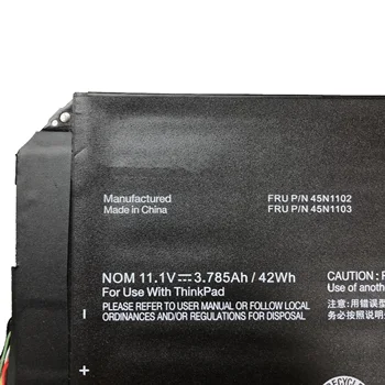 11.1 V 3.785 Ah 42Wh 45N1102 45N1103 Originalus Laptopo baterija Lenovo ThinkPad X1 helix Built-in