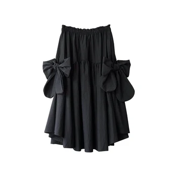 Imakokoni originalaus dizaino lankas sijonas sijonas Japonijos paprasta laukinių sijonas moterų 20 Xia Xin 202904