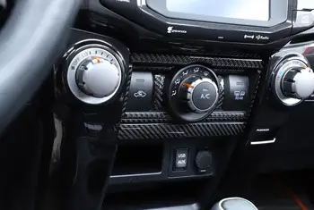 Toyota 4Runner, 2010 m. - iki Oro Kondicionierius Jungiklis On/off Skydelio Apdaila Lipdukas Anglies pluošto Automobilio Interjero Priedai