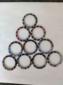 Žiūrėti Žiedas Keramikos Bezel Įterpti Žiedas GMT Žiūrėti 40mm Korpusas Žiūrėti Reikmenys 38 mm išorinis diametras Vidinis skersmuo 30.8 mm 04