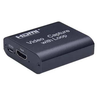 Mini Capture Video HDMI Naujas Ateinančiais Vaizdo plokštė HD filmavimo kortelę PS4 Žaidimas, DVD, HD vaizdo Kameros Įrašymo Live Transliacijos Ciklas