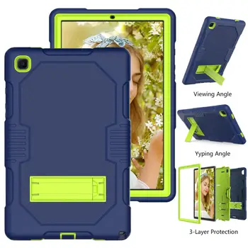 Šarvai Silikono Tablet Case For Samsung Galaxy Tab A7 10.4 2020 T500 T505 Patikima Muito Samsung Galaxy T500 SM-T505 + FilmGift