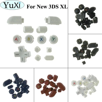 YuXi Pakeitimo Mygtukas D Padas Nintend Naujos 3DS XL LL Konsolės A B X Y R ZL ZR Mygtuką Home, Įjungimo Mygtukai