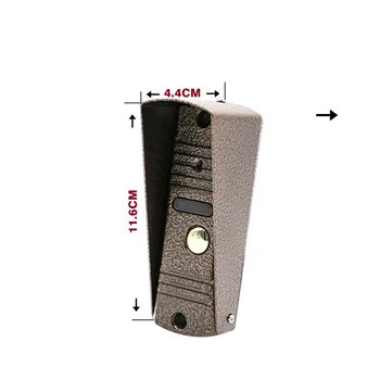 Dragonsview 7 Colių Vaizdo Duris Telefonas Su ekrano ir Elektroninio Lock Unlock Laidinio Doorbell Namų Intercom Sistema, Dieną Naktį Vaizdas