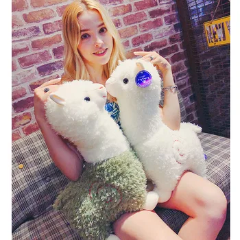 Kawaii Vaivorykštė 25cm Alpaka Pliušinis Lėlės, Žaislai Mielas Lama Alpacasso Žaislai, Pliušas Japonijos Alpaka Gyvūnų Įdaryti Lėlės Vaikams, Vaikų Dovanų