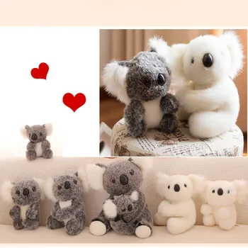 Australijos Koala Padengia Įdaryti Minkštos Lėlės Kawaii Koala Pliušas Žaislai Vaikams, Miela Dovana Draugams Mergaičių, Kūdikių Tėvų-vaikų Žaislai