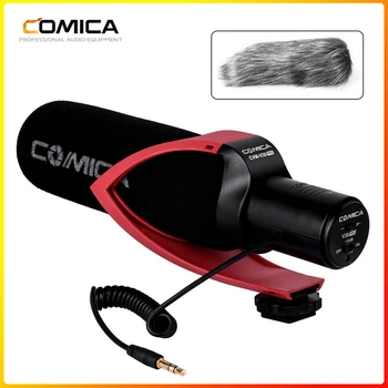 Comica BPM V30 PRO Vaizdo Mikrofonas Canon Nikon Sony DSLR Fotoaparatas su Windmuff Krypties Kondensatoriaus Pokalbio Įrašymo Mic