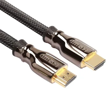 Larryjoe HDMI Kabelis 2.0 Versija Su Ethernet 24K Aukso Padengtą Kištukas 3D 4k 60FPS HDMI į HDMI kabelis