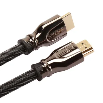 Larryjoe HDMI Kabelis 2.0 Versija Su Ethernet 24K Aukso Padengtą Kištukas 3D 4k 60FPS HDMI į HDMI kabelis