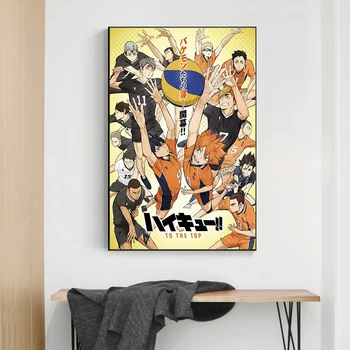 Anime Tinklinio Berniukų Drobės Tapybos Japonų Animacinių filmų, Plakatų ir grafikos Cuadros Sienos Menas Nuotraukas Kambarį namų dekoro
