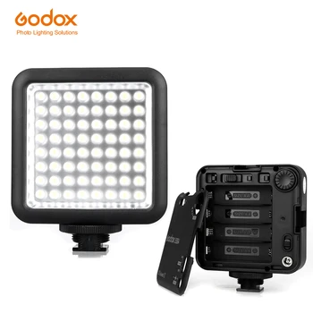 Godox LED64 5500~6500K Vaizdo Šviesos Profesinės Universalus Macrophotography Photojournalistic filmavimui