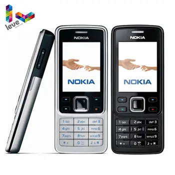 Nokia 6300 GSM Mobilųjį Telefoną, anglų ir arabų&rusų Klaviatūra Atrakinta Originalus Restauruotas mobiliųjų telefonų