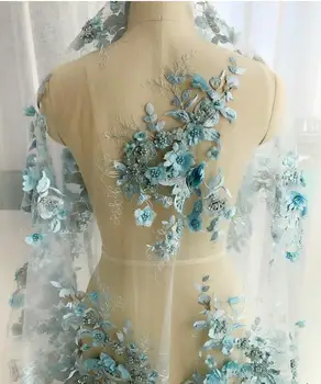 2Pieces/Daug 3D Vestuvių Suknelė Aplikacijos 