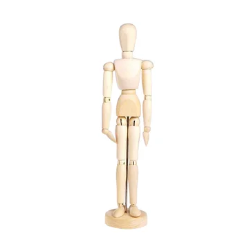 Skaičiai, Piešimo Žaislą Eskizas Modelis Mediniai, Šlifuota Rankų Darbo Lėlės Unisex Tapyba Vaikams Menininkas Vyras Lėlių Animaciją Blockhead