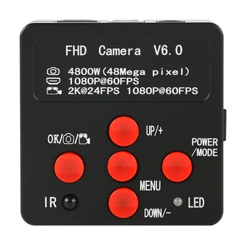 FHD 48MP1080P 2K USB HDMI Skaitmeninis Pramonės Mikroskopo Vaizdo Kamera C MOUNT Kamera Su 130X Big Peržiūrėti Zoom C-mount Objektyvas