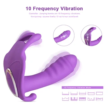Nešiojami Dildo Vibratorius G Spot-Klitorio Stimuliatorius Vibracija Kelnaitės Orgazmas Masturbator Suaugusiųjų Sekso Žaislai Moterims Panty Vibratorius