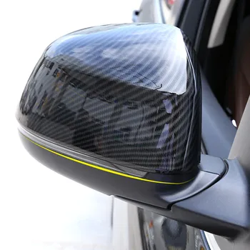 -2020 m. BMW F15 F16 G05 G07 X5 X6 X7 ABS anglies pluošto stiliaus galinio vaizdo veidrodis dangčio apdaila