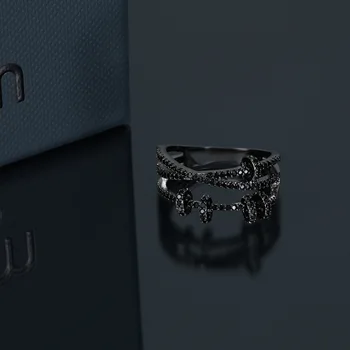 2019 naujo dizaino Europos kristalų apvalus žiedas prabanga subtilus, originalus, spalvingas prekės žiedai mergina moterims, nemokamas pristatymas