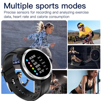 Smart Žiūrėti 2021 24 valandas dinaminis Stebėti EKG+PPG+HRV IP68 smart miego Stebėti Fitness Tracker Smartwatch vyrams, moterims