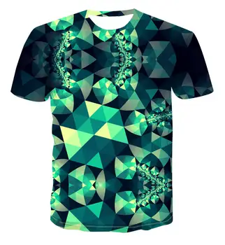 2020 karšto mados T-shirt geometrinis aikštėje, t-marškinėliai, vyriški marškinėliai paprasta spalva viršų 3D kietas unikalus spausdinti vyrų top s-6xl