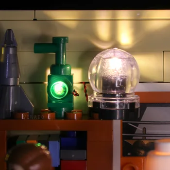 LED šviesos lego 21302 Suderinama 16024 Big Bang Theory Statybiniai Blokai, Plytos, Žaislai, Dovanos (tik šviesos su Baterija langelį)