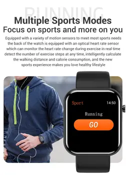 2020 M. Pasaulio Versija 1.54 Colių Smart Žiūrėti Fitneso Apyrankę Kalorijas, Širdies Ritmo Monitorius Sporto Smartwatch 