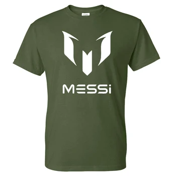 2020 Naujus Solid Color Print T-shirt Messi Laišką Modelis Streetwear Vyrų, Moterų Sporto Atsitiktinis Marškinėlius Medvilnės Hip-Hop Marškinėliai, Topai